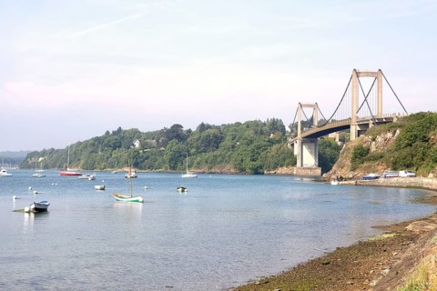 Bridge over the Rance in Port Saint Jean