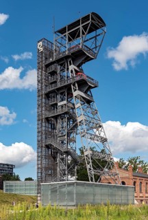 Observation mine shaft tower