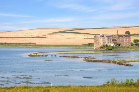 Water mill on the Rance in Brittany