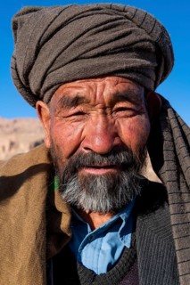 Hazara man at a Buzkashi game