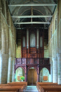 Interior with organ