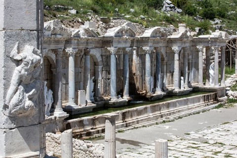 Antoninus Fountain of Sagalassos in Isparta