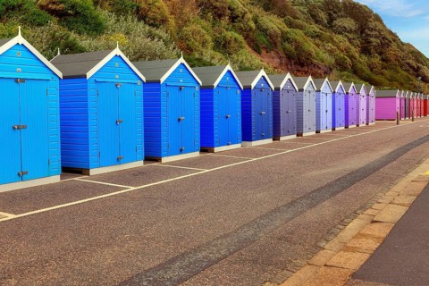 Beach huts