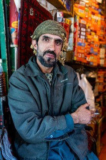 Man in a shop