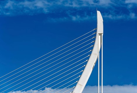 Cable-stayed Assut de l'Or Bridge
