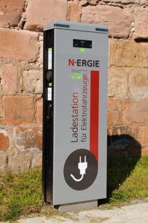 Charging station for electric vehicles