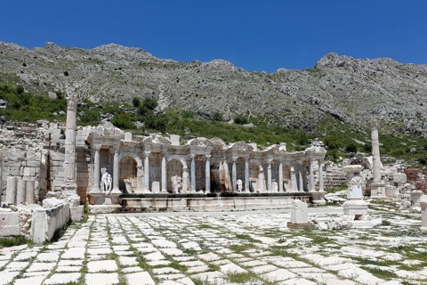 Antoninus Fountain of Sagalassos in Isparta