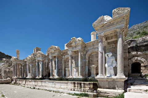Antoninus Fountain of Sagalassos in Isparta