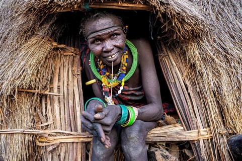 Scar face as a mark of beauty woman
