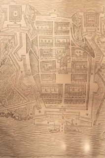 Antique drawing of Venice