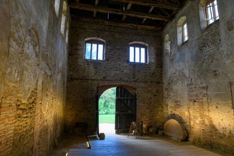 View from historic nave of Einhard's Basilica