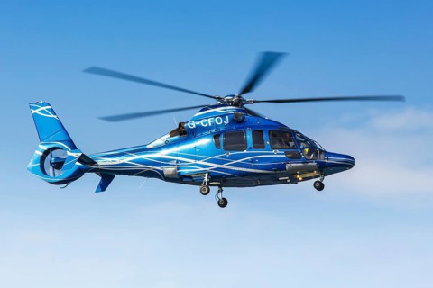 A private Eurocopter EC-155B helicopter