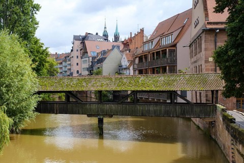Hangman's Bridge on the River Pegnitz