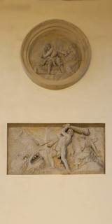 Bas-relief depicting scenes from Greek mythology