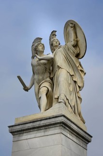 Greek mythology statue on Schloss bridge