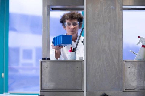 Technician working in a laboratory