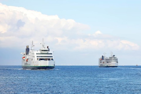 Ferries off Puttgarden