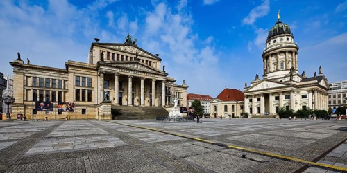 Konzerthaus Berlin Concert Hall and French Cathedral