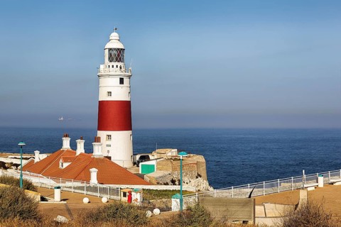 Red and White Lighthouse