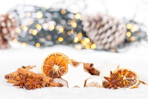 Christmas Cookies Christmas Cookies Pastry Text Free Space Copyspace Cinnamon Cinnamon Star Decoration Snow