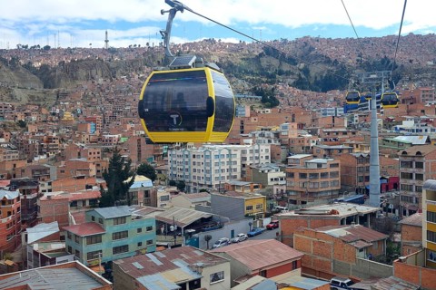 Cable car gondolas