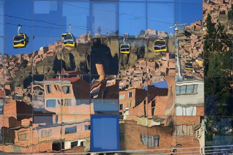 Gondolas of the cable car