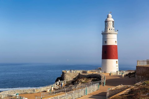 Red and White Lighthouse