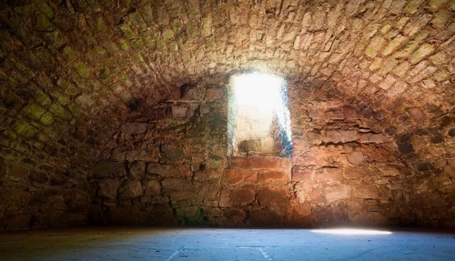 Large castle cellar