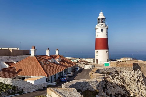 Red and White Lighthouse