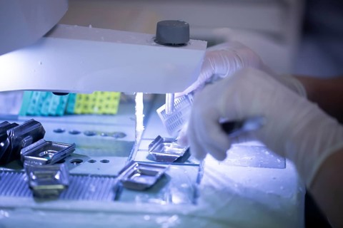 Processing of samples in a histology laboratory