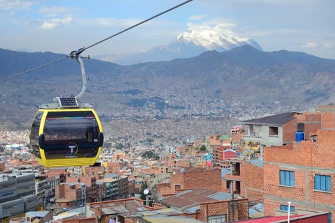 Cable car gondolas