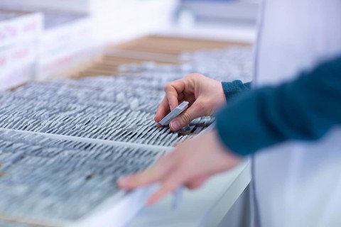 Sample storage and sorting in a histology laboratory