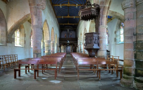 Interior with pulpit