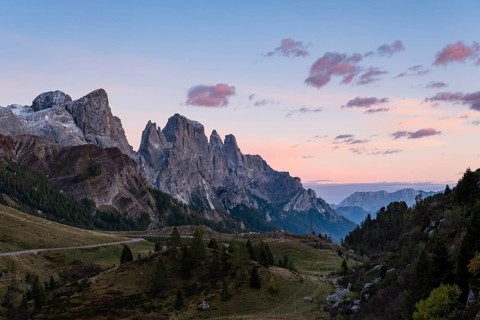 Pala Group at sunset