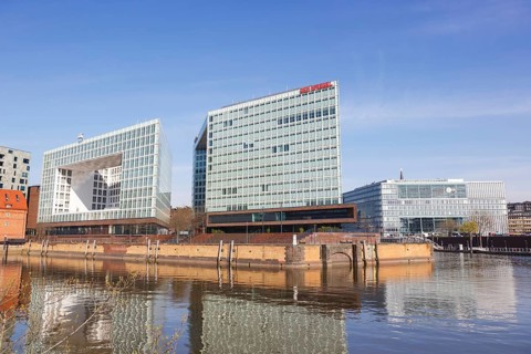 Der Spiegel headquarters at Ericusspitze in the HafenCity in Hamburg