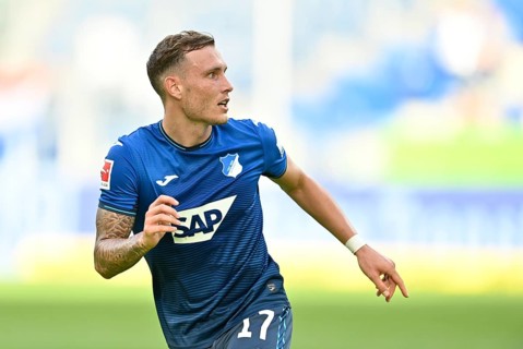 Goal celebration David Raum TSG 1899 Hoffenheim