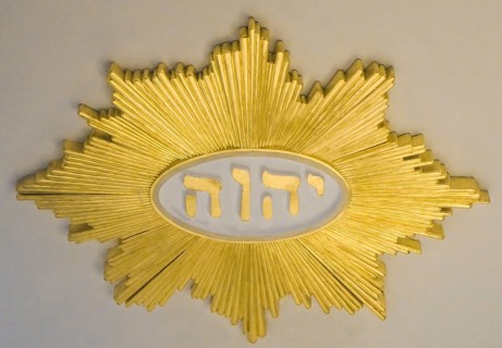 Pulpit lid of the City Church of St. Peter and Paul