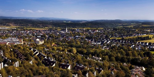 View of the town of Medebach