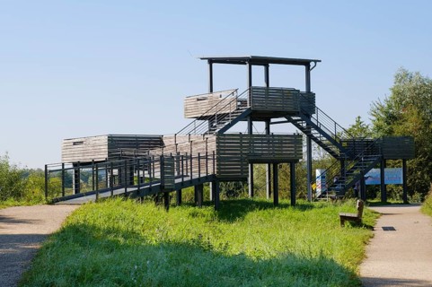 Lookout tower on the bird island