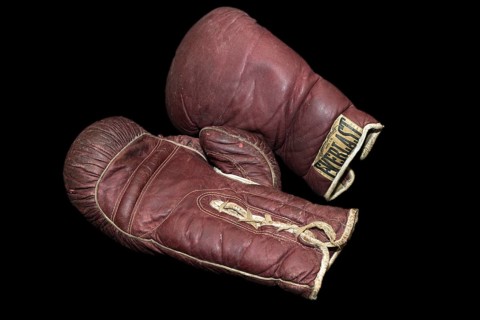 Old boxing gloves