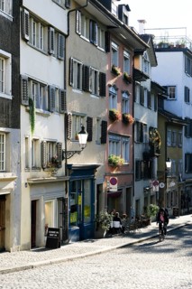 Alley in Zurich Old Town
