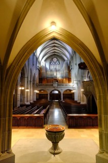 Baptismal font in Fraumuenster Church