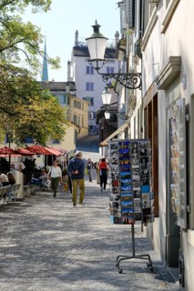 Alley in Zurich Old Town