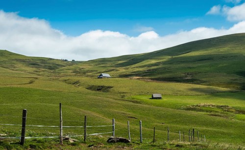 View of the Cezallier plateau