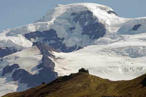 Snow-capped mountains and glaciers
