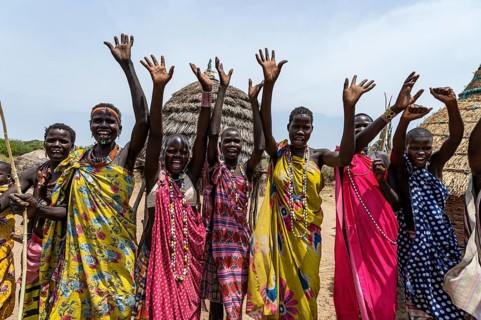 Girls reunion of the Toposa tribe