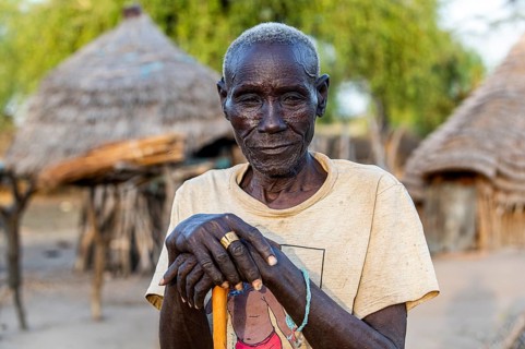 Older man from the Toposa tribe