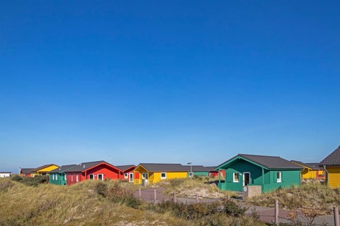 Bungalows in the dune village