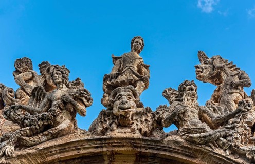 Monster statues