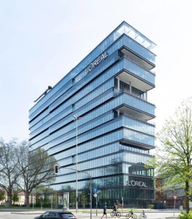 Corporate headquarters of the cosmetics group L'Oreal Germany